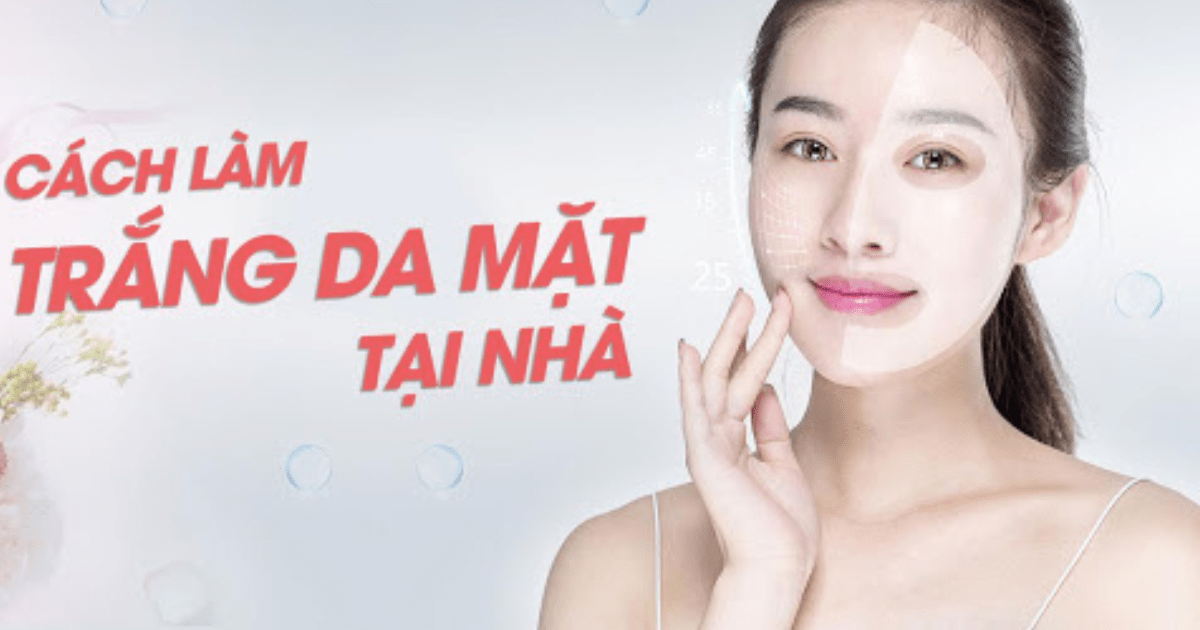 cách làm trắng da tại nhà